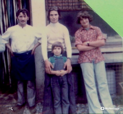 14  Papa, Patrice, Gilles et Sylvain 2 A